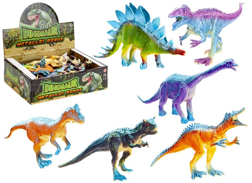 Dinosaurs Metallic Dinos ( Assorted Designs ) - Click Image to Close