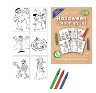 ECO Play Halloween A6 Colouring Set - Click Image to Close