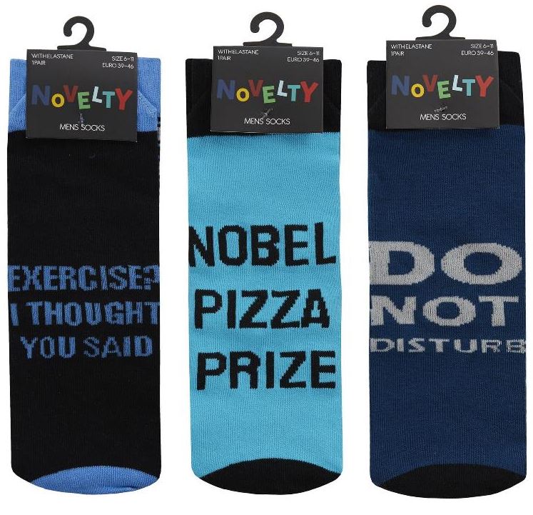 Mens Novelty Design Socks 1 Pair - Click Image to Close