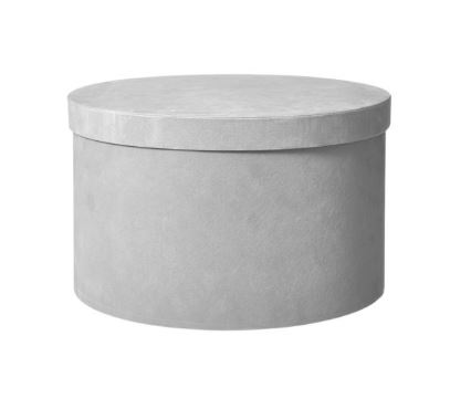 Round Velour Hat Boxes (Lined)