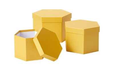 Hexagon hat box deals