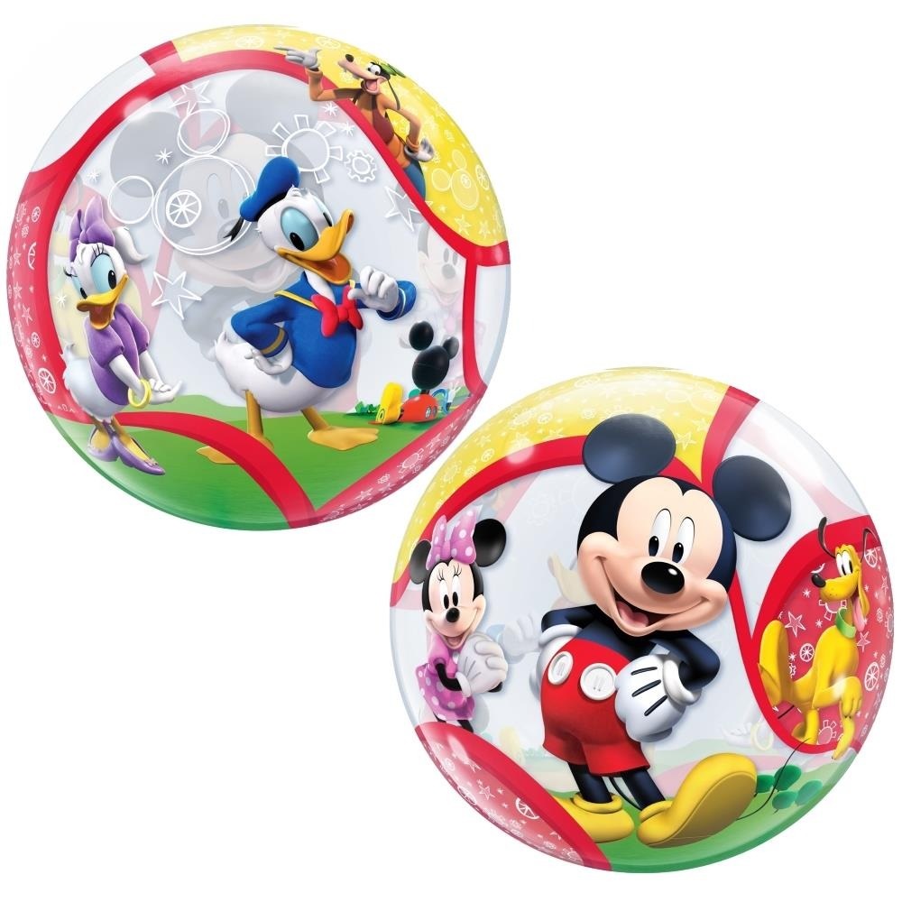 22" Qualatex Single Bubble Mickey And Friends Balloon - Click Image to Close