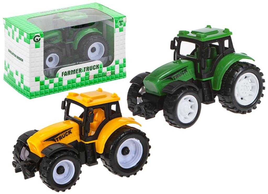 Pull Back 3.5" Model Tractor ( Assorted Designs ) - Click Image to Close