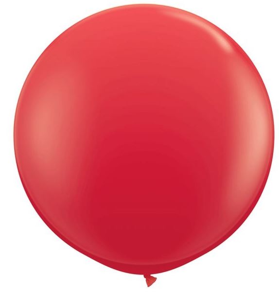Red 36" Latex Balloon 2 Pack - Click Image to Close
