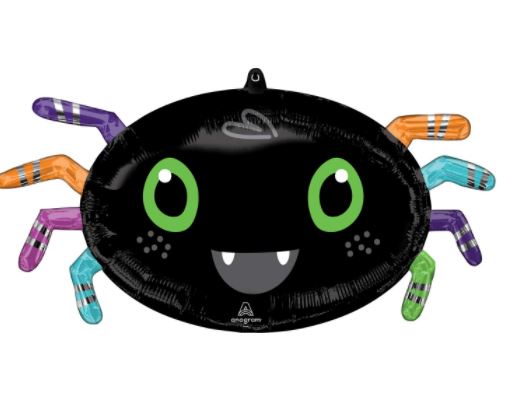 18" Halloween Spider Balloon - Click Image to Close