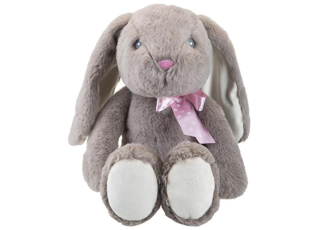 Sitting Floppy Pippin Rabbit 30cm Grey Colour - Click Image to Close