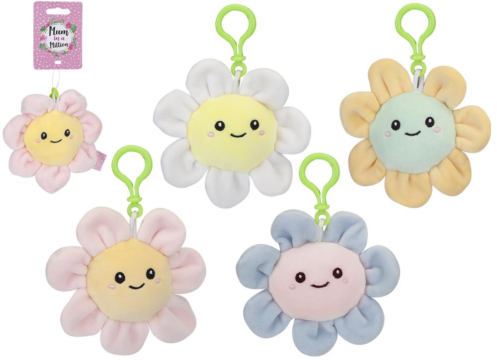 8cm Flower Clip On Mum Header card - Click Image to Close