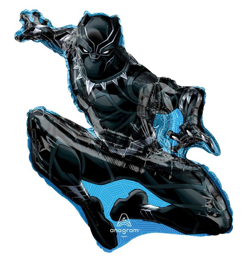 81X81cm Black Panther Supershape Balloon - Click Image to Close