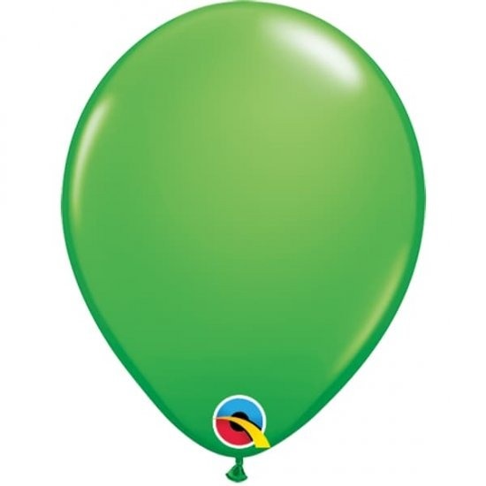 5" Spring Green Qualatex Latex Balloon 100 Pack - Click Image to Close