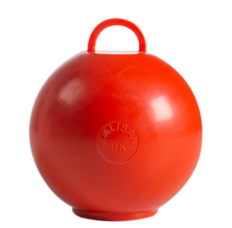 Red Round Ballloon Weights 75g 25 Pack - Click Image to Close