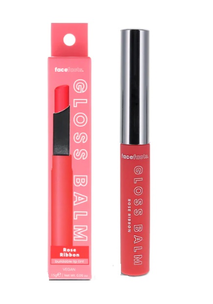 Face Facts Gloss Balm Rose Ribbon - Click Image to Close