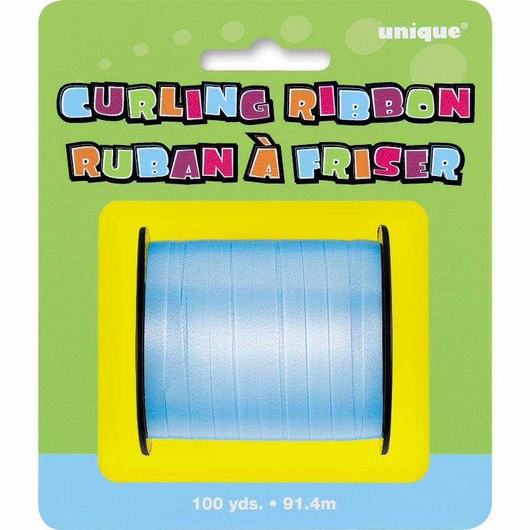 Baby Blue Curling Ribbon 100 Yards - Click Image to Close