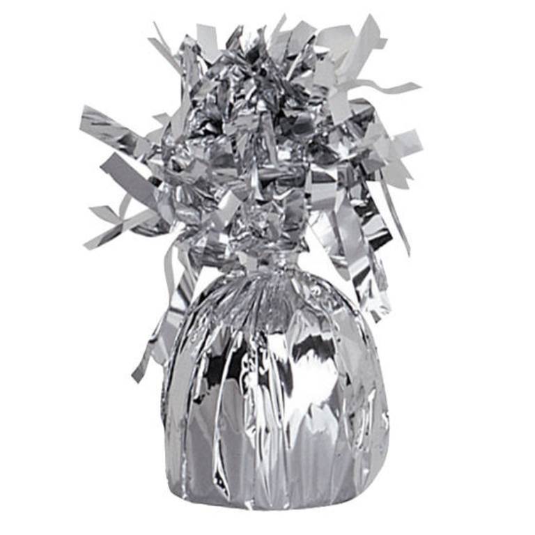 Foil Balloon Weight Silver - Click Image to Close
