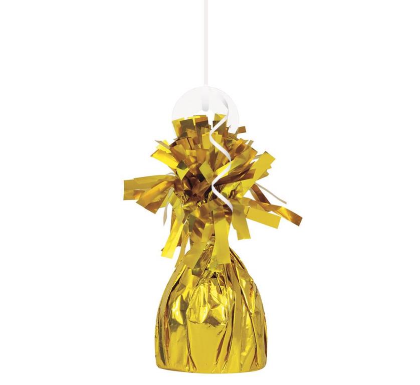 Foil Balloon Weight Gold - Click Image to Close