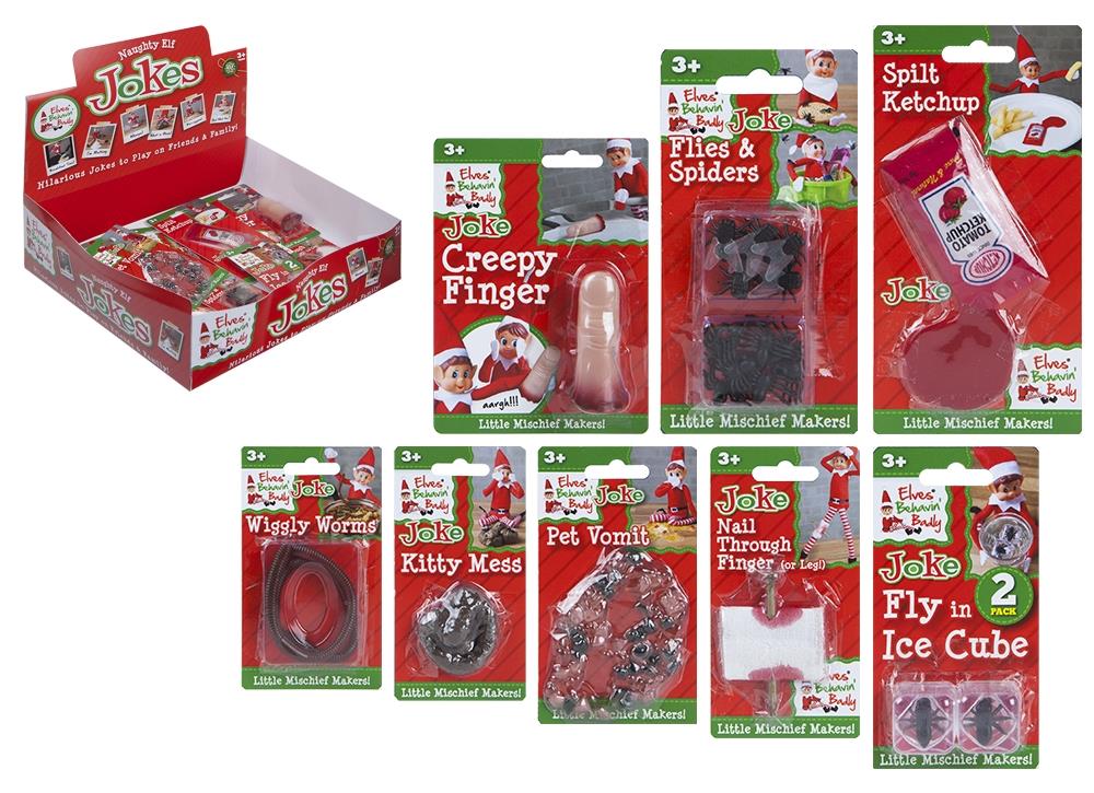 SINGLE DELUXE NAUGHTY ELF JOKES - Click Image to Close