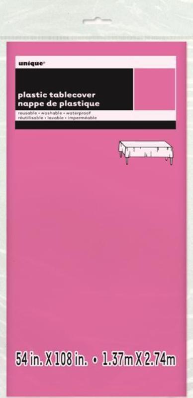 Hot Pink Tablecover 54X108" - Click Image to Close
