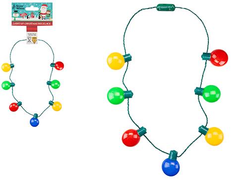 Light Up Bulb Necklace - Click Image to Close