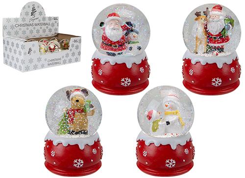 Christmas Waterballs 65mm Assorted - Click Image to Close