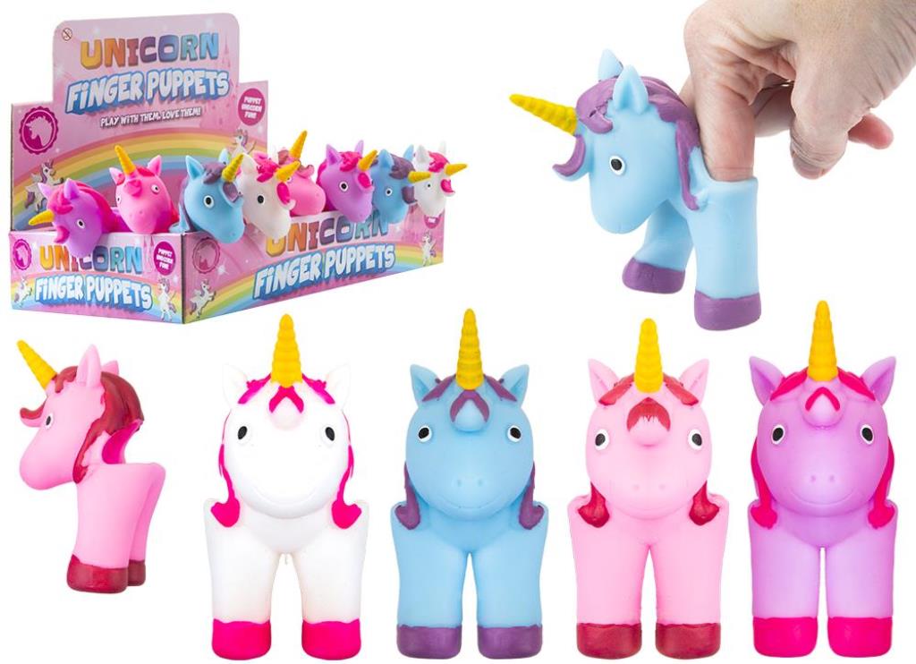 Unicorn Finger Puppet - Click Image to Close