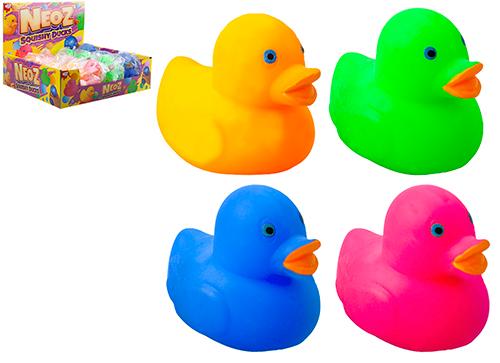 Neon Duck 9cm X 8cm ( Assorted Colours ) - Click Image to Close