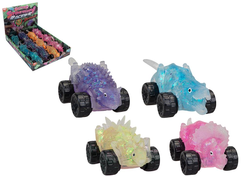 Glitz Sugar Maltose Dino Stretchy Racers 13.5cm - Click Image to Close