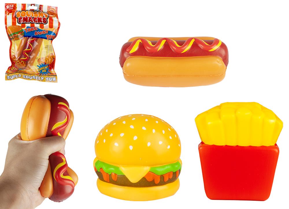 Large Squishy Fast Food Mix 12cm 3 Assorted - Click Image to Close