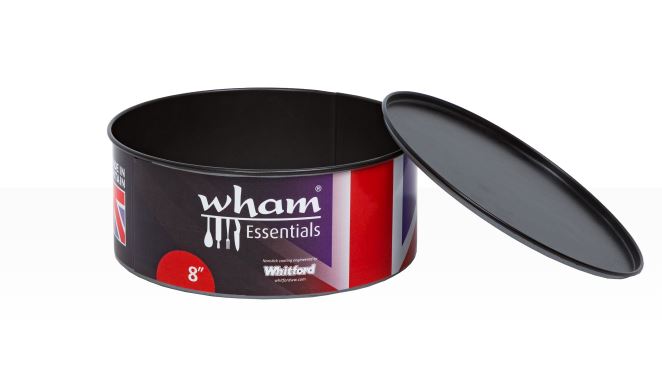 Wham Essentials Graphite 8" Round Loose Base Cake Tin - Click Image to Close