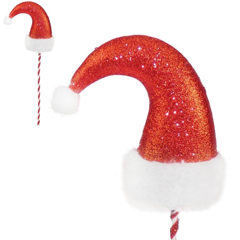 Santa Hat Pick 42cm - Click Image to Close