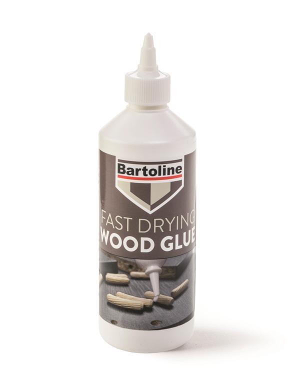 Bartoline 500ml Bottle & Spout Fast Drying Wood Glue - Click Image to Close