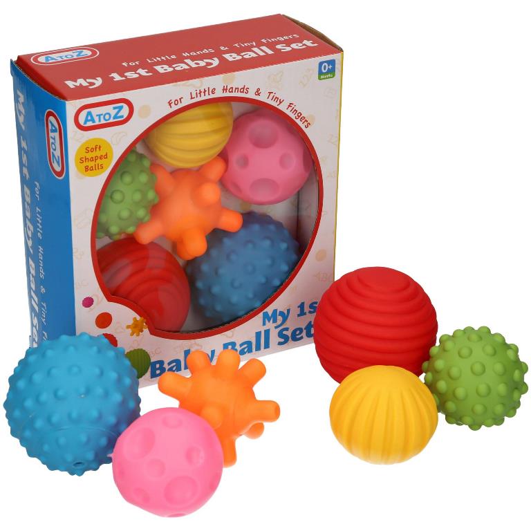 Sensory Baby Balls 6 Pack - Click Image to Close