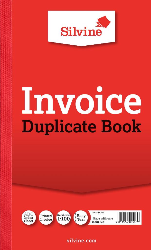 Silvine Duplicate Invoice Book - Click Image to Close