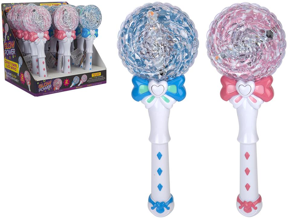 Candy Swirl Led Wand 2 Assorted - Click Image to Close