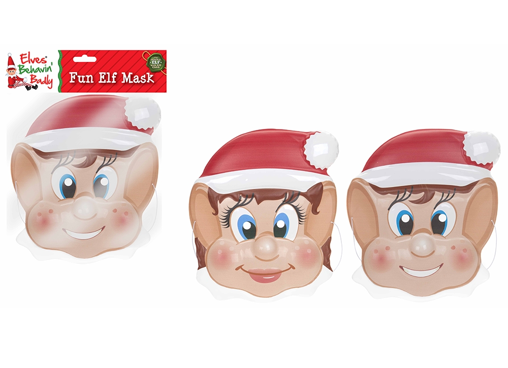 Elf Design Face Mask - Click Image to Close