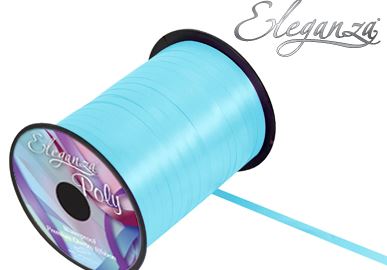 Eleganza Poly Curling Ribbon 5mm X 500Yds No25 Light Blue - Click Image to Close