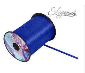 Eleganza Poly Curling Ribbon 5mmx500Yards Navy Blue - Click Image to Close