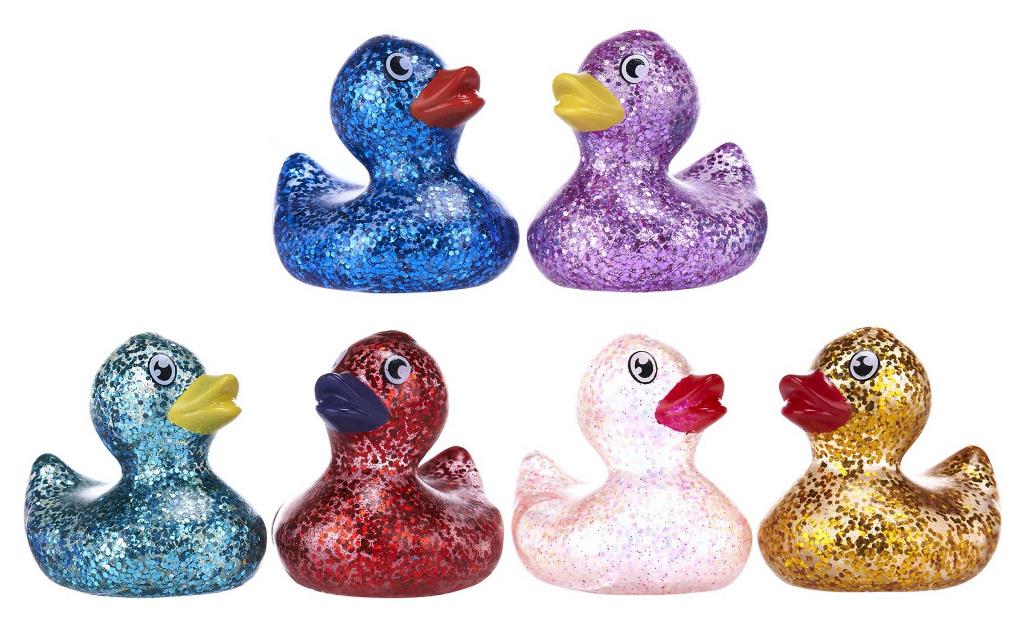 Glittered 6cm Duck ( Assorted ) - Click Image to Close