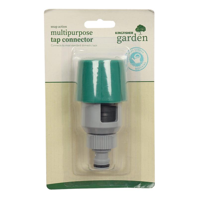 Garden Snap Action Multi Purpose Tap Connector - Click Image to Close