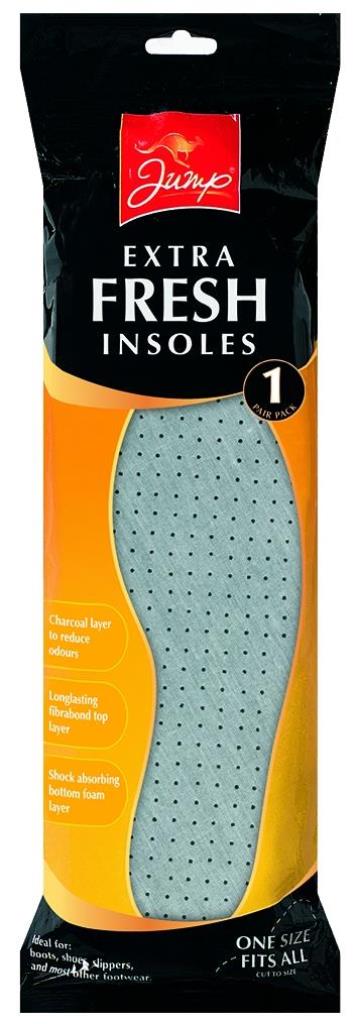 Extra Fresh Insoles 1 Pair Pack - Click Image to Close