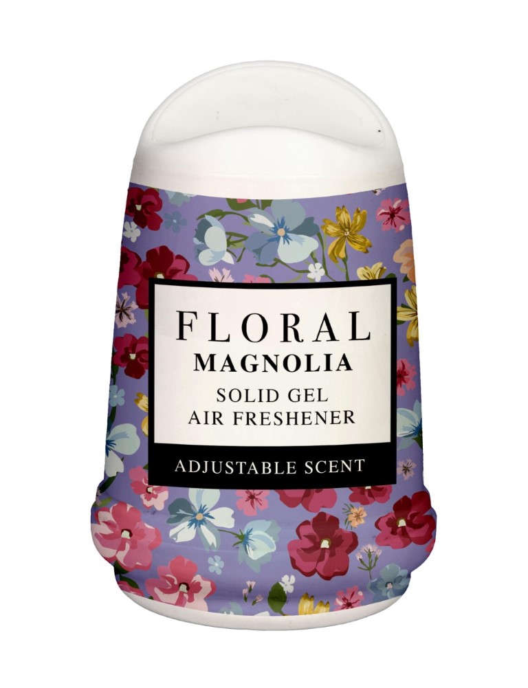 Floral Solid Gel Dome Air Freshener Magnolia - Click Image to Close