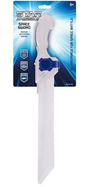 Lights & Sounds Space Sword 18"(46cm) - Click Image to Close