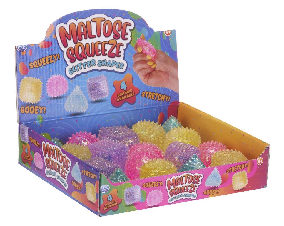 Glitter Shape Sugar Maltose Squeeze Squishy 5cm - Click Image to Close