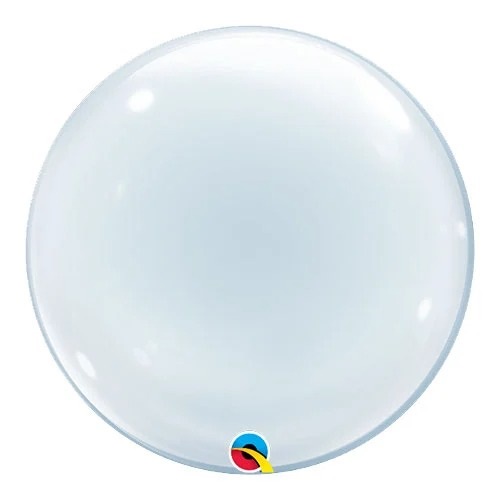 Qualatex 20" Clear Deco Bubble Balloon - Click Image to Close