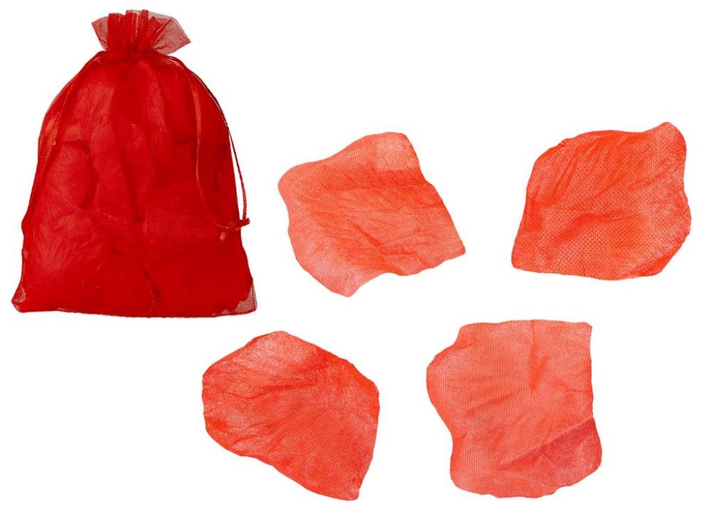 160PCS FABRIC RED PETALS - Click Image to Close