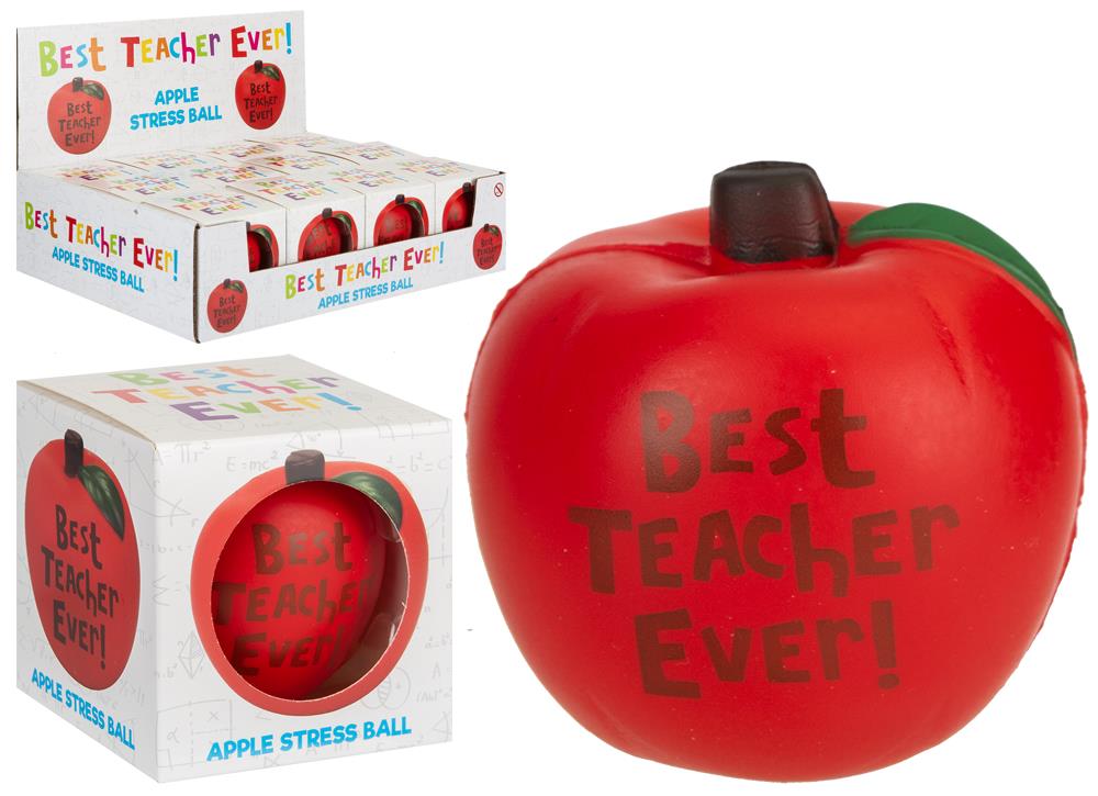 Teacher Stress Apple In Box 7cm - Click Image to Close