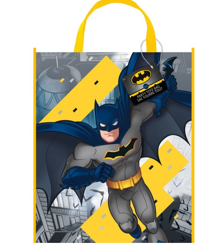Batman Party Tote Bag 13" X 11" - Click Image to Close
