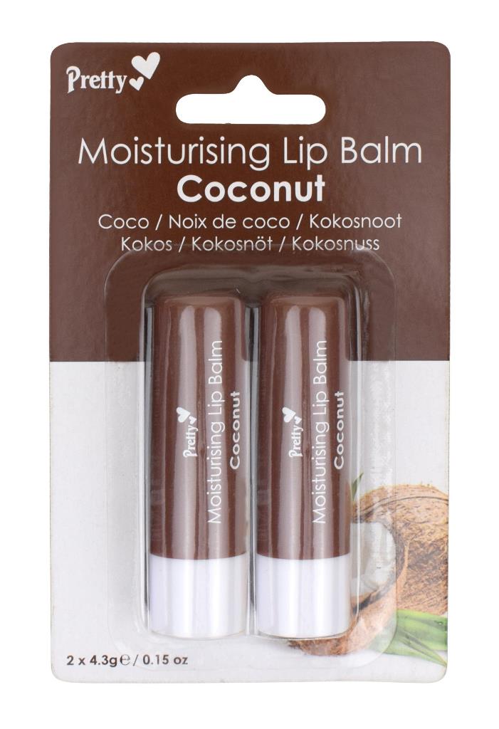 Pretty Moisturising Lip Balm Coconut - Click Image to Close