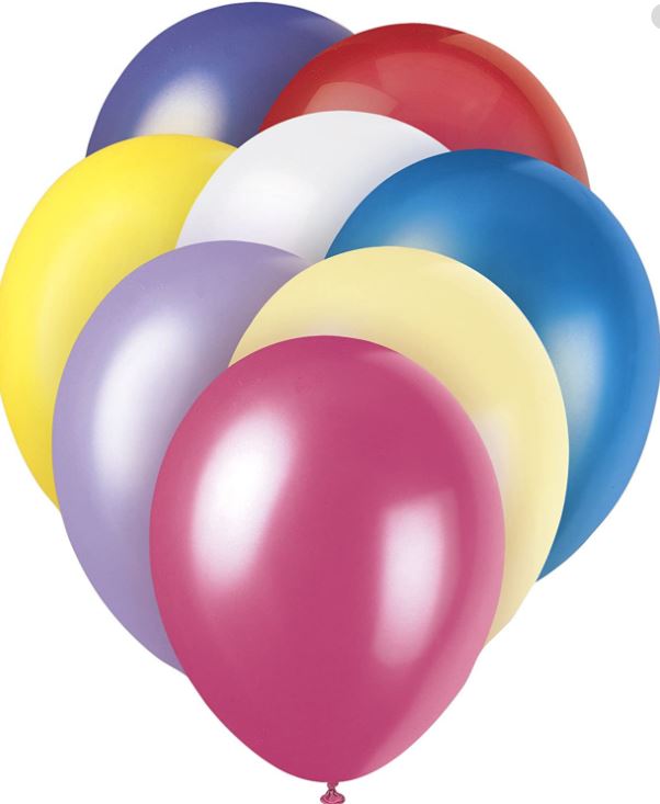 Premium 12" Pastel Pearlized Balloons Assorted 8 Pack - Click Image to Close
