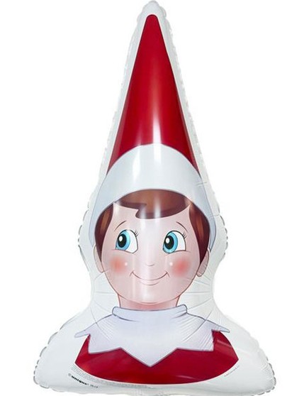 34" Elf On The Shelf Foil Balloon - Click Image to Close