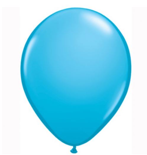 11" Qualatex Robins Egg Latex Balloon 100 Pack - Click Image to Close