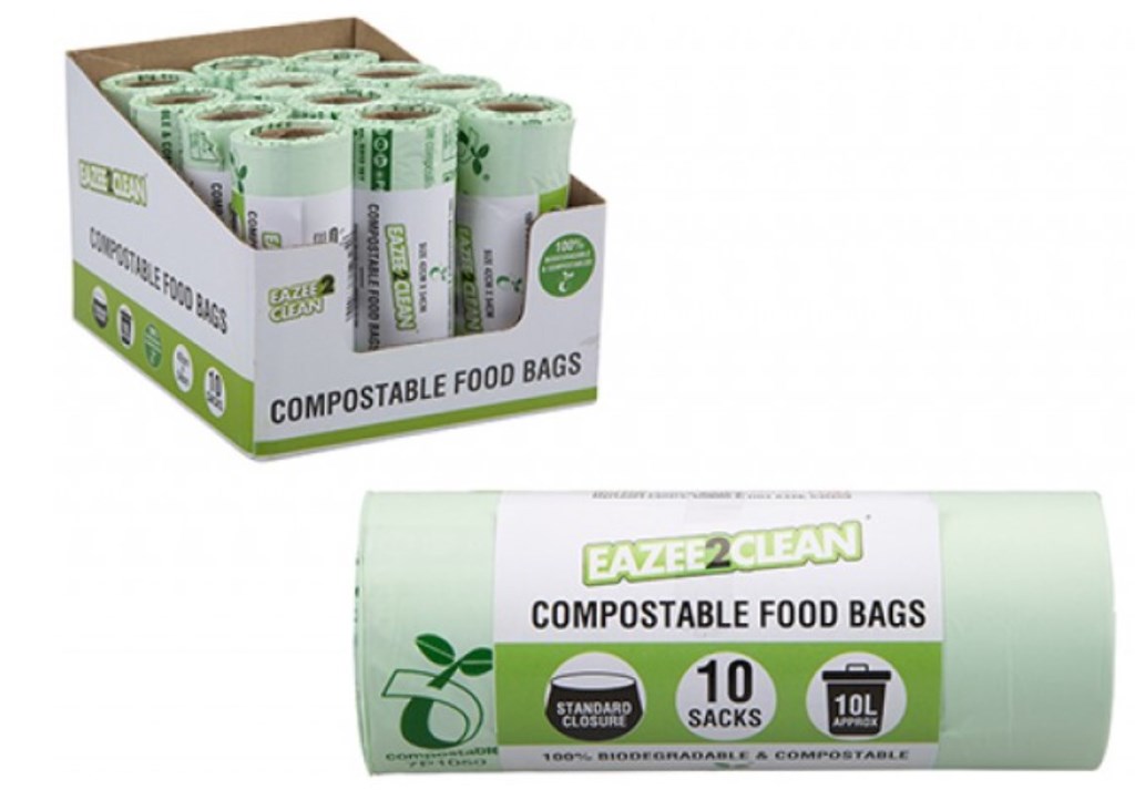 Compostable Food Bags 10l 10 Pack - Click Image to Close
